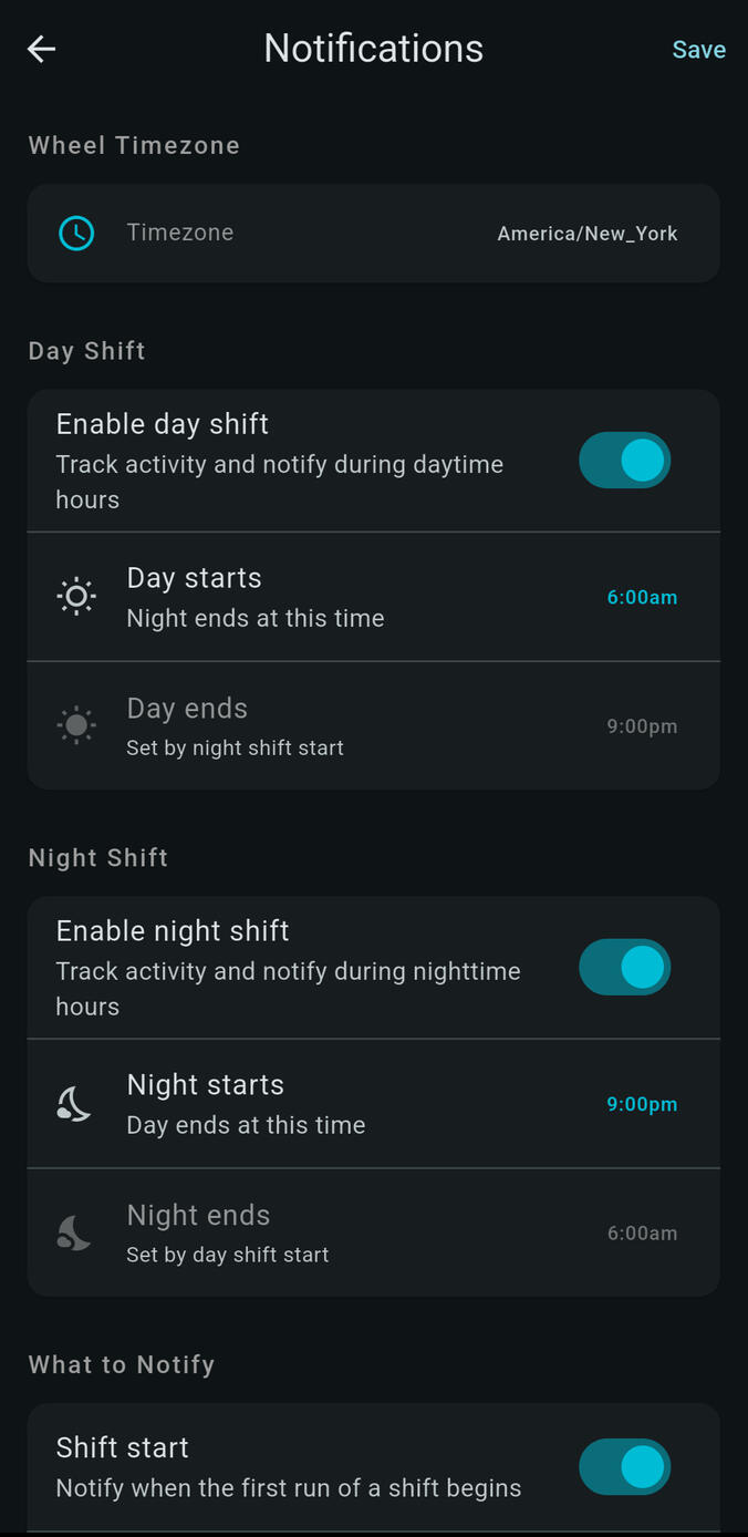 Configuring custom activity shifts for different small pets