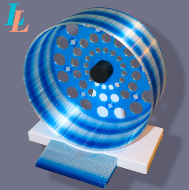 LittleLegs large smart exercise wheel in multicolor finish.