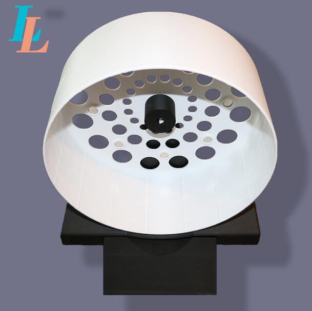 Front view of the LittleLegs large smart exercise wheel in white.